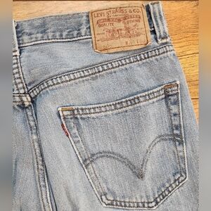 Levi's 505 Regular Fit Lt. Wash Jeans , Size 34x30